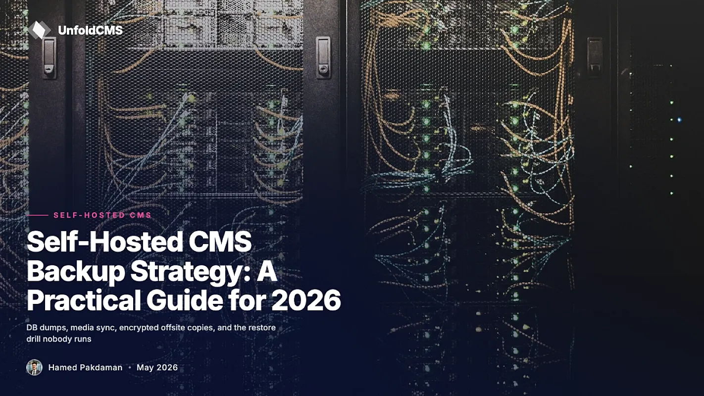 Self-Hosted CMS Backup Strategy: A Practical Guide for 2026