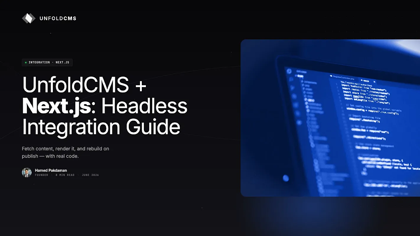 UnfoldCMS + Next.js: Headless Integration Guide