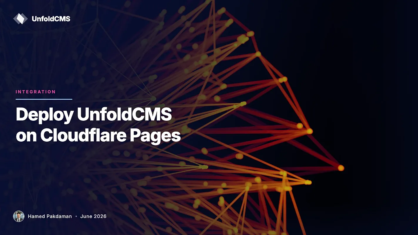 Deploy a UnfoldCMS-Powered Site on Cloudflare Pages