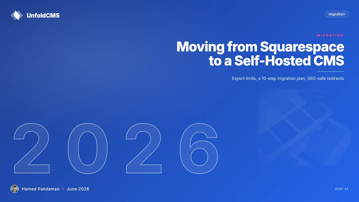 Moving from Squarespace to a Self-Hosted CMS (2026 Guide)