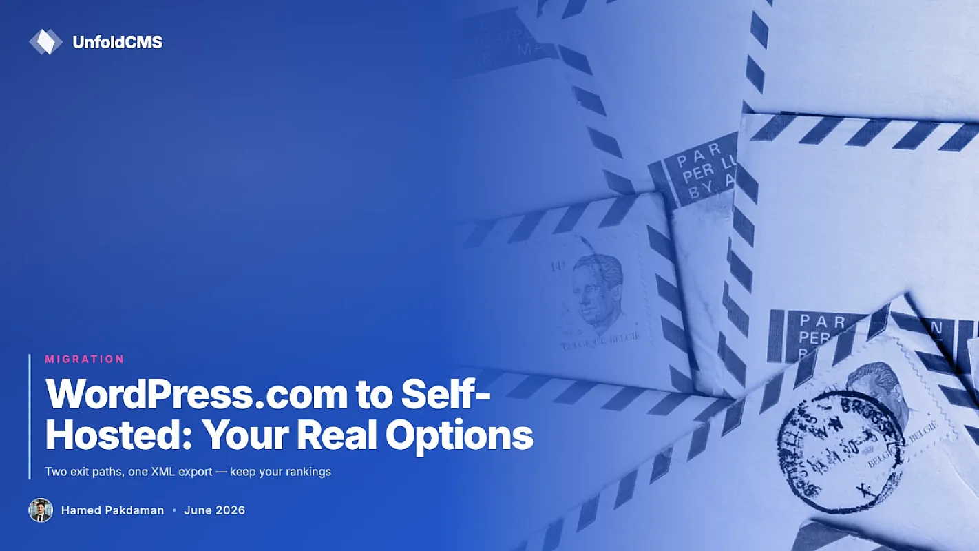 WordPress.com to Self-Hosted: Your Real Options in 2026
