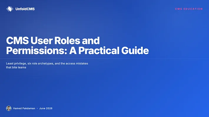 CMS User Roles and Permissions: A Practical Guide