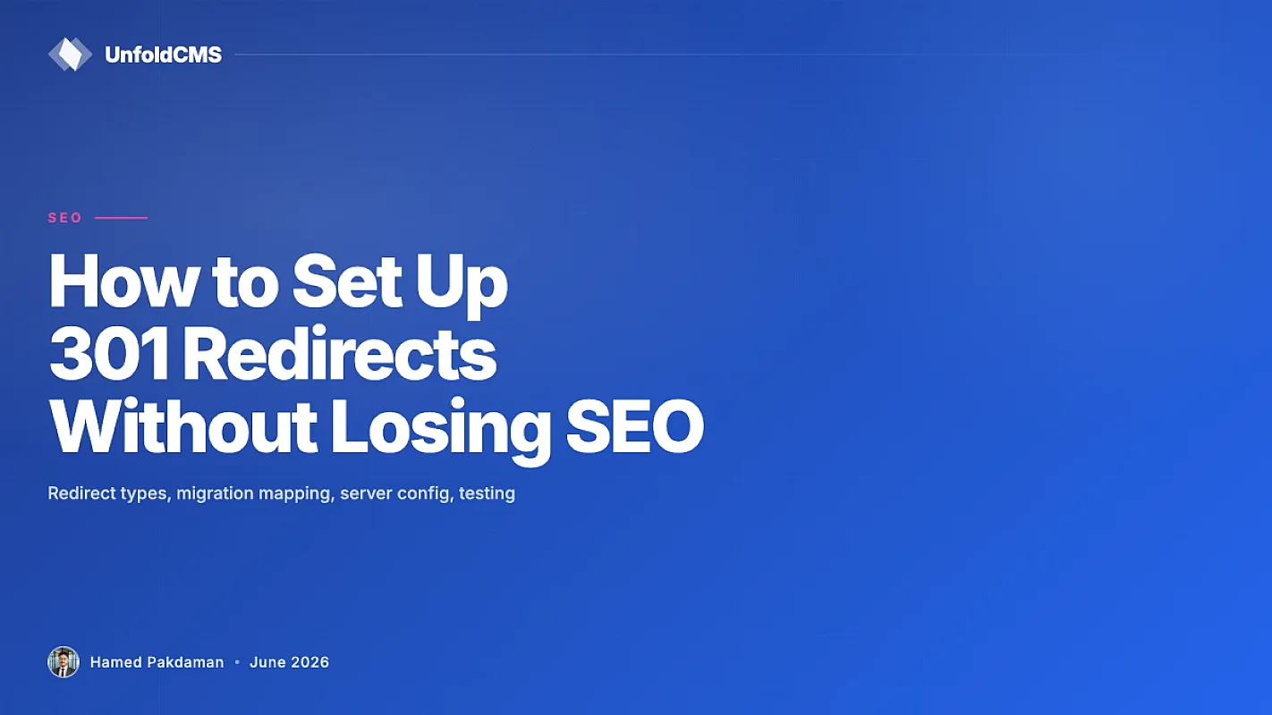 How to Set Up 301 Redirects Without Losing SEO