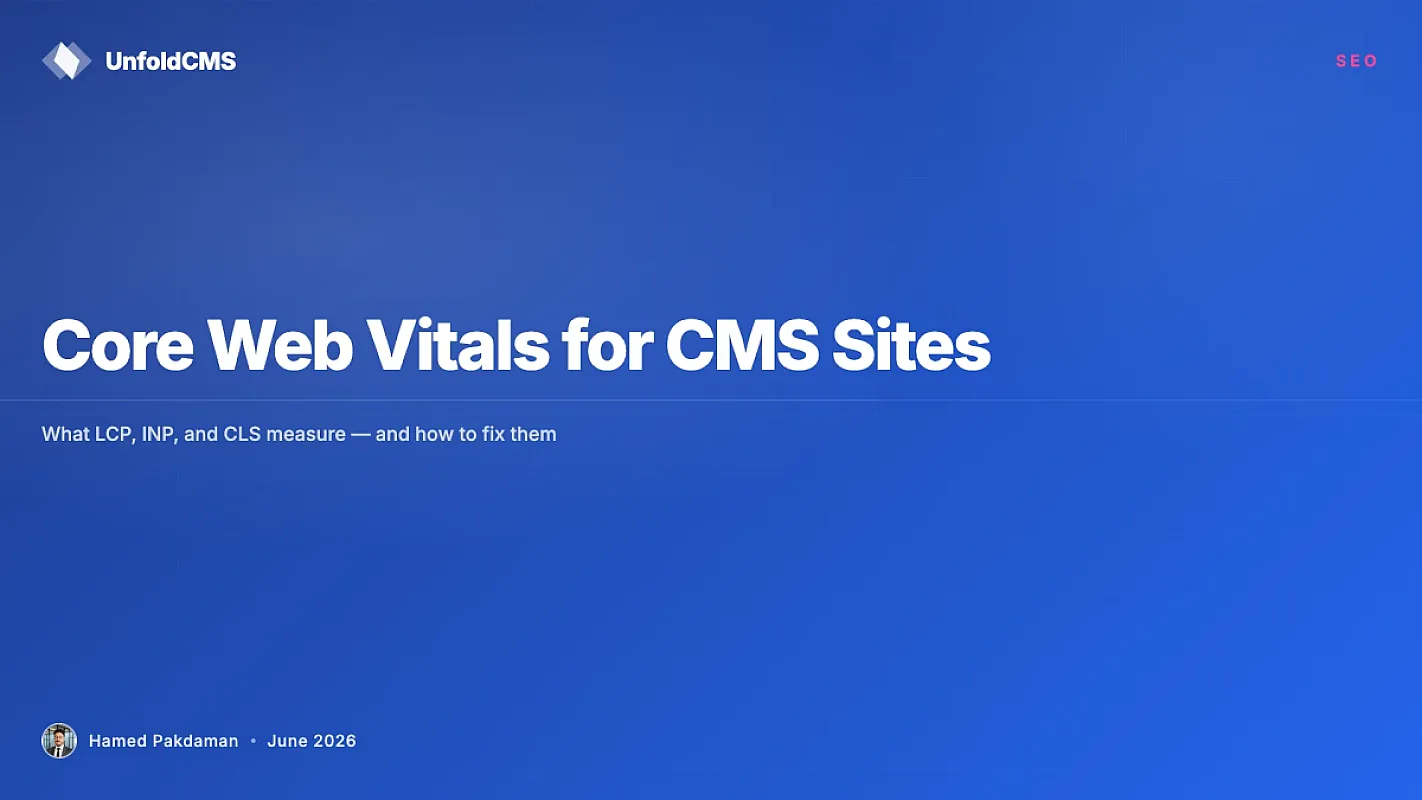 Core Web Vitals for CMS Sites: A Developer's Fix-It Guide