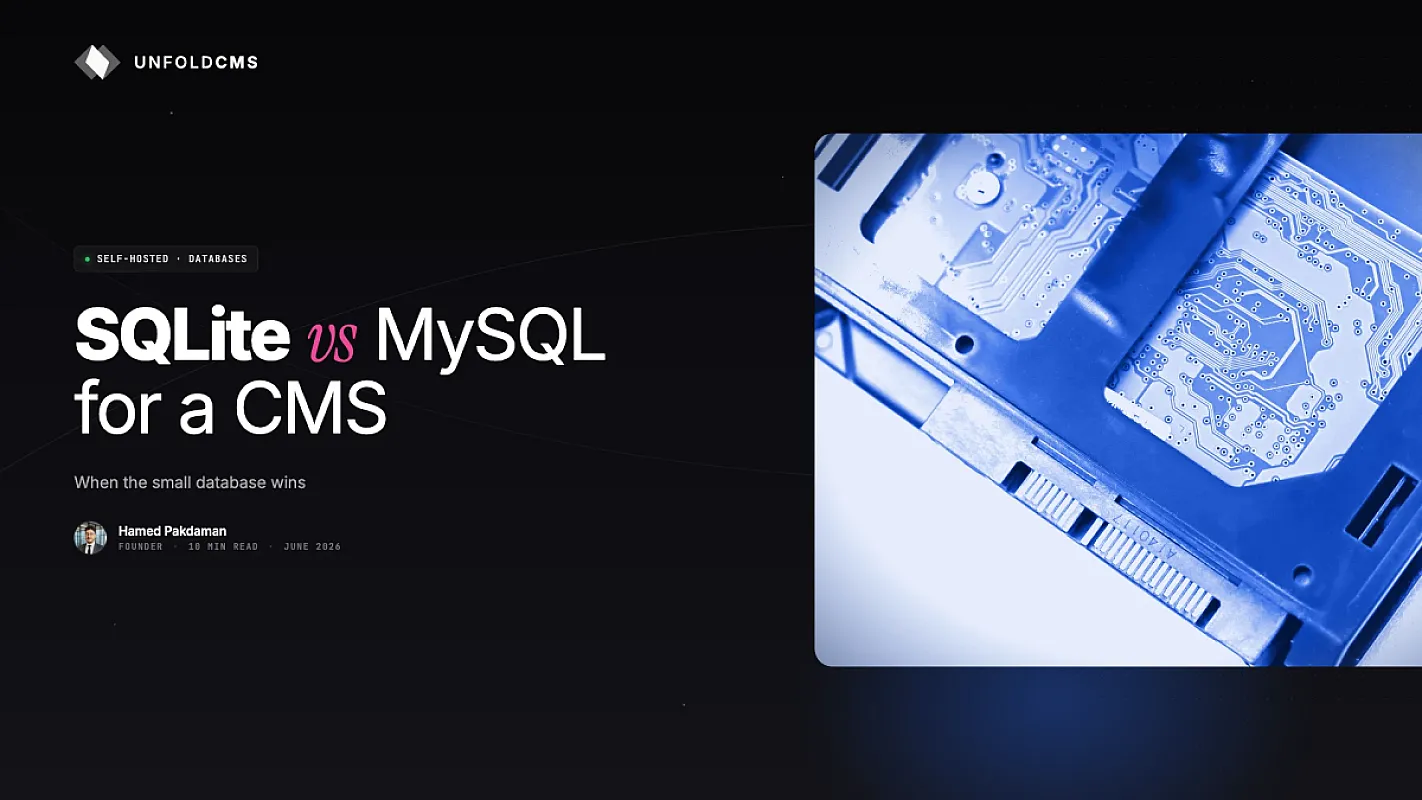 SQLite vs MySQL for a CMS: When the Small Database Wins