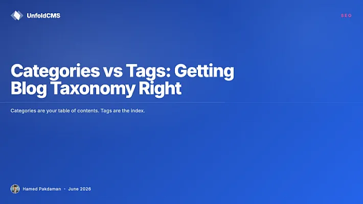 Categories vs Tags: Getting Blog Taxonomy Right