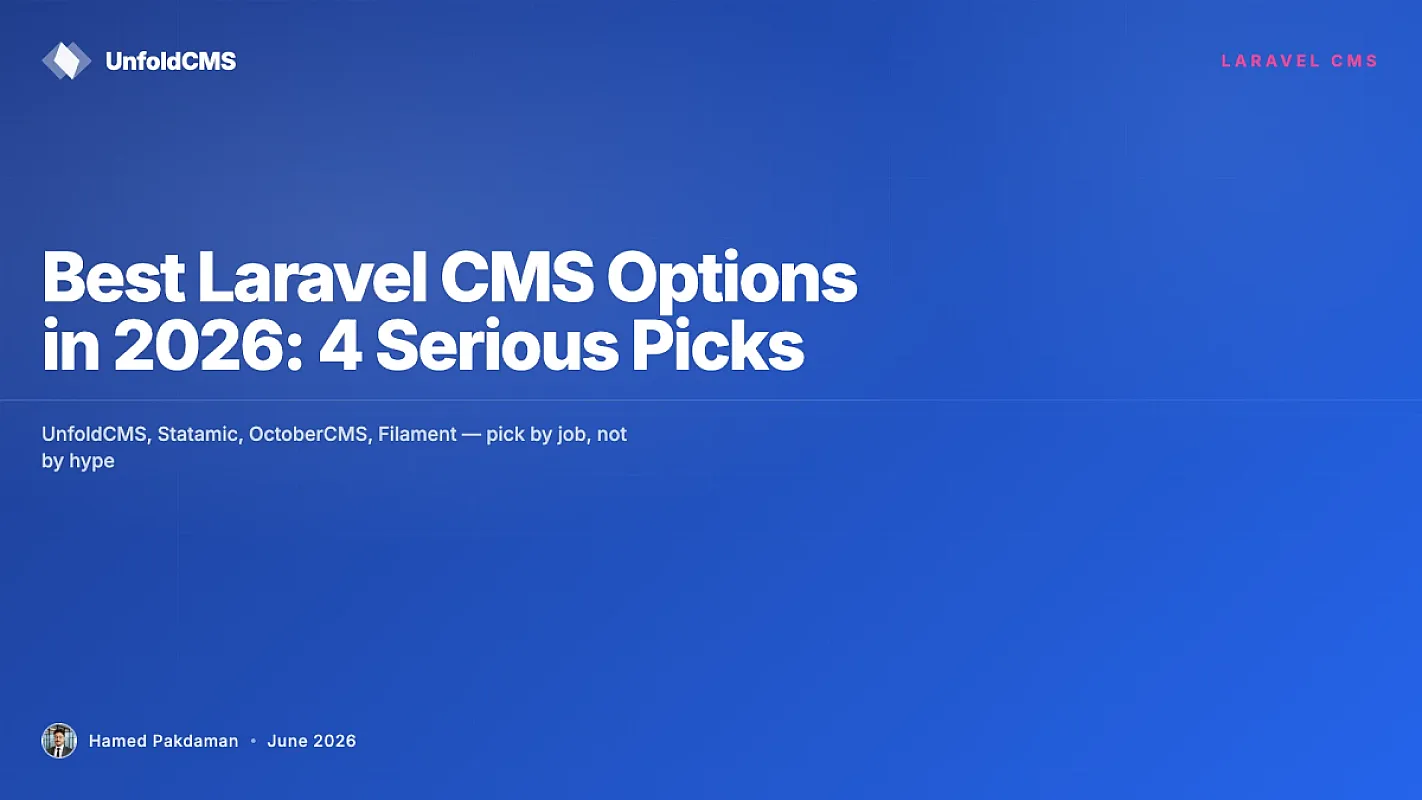 Best Laravel CMS Options in 2026: 4 Serious Picks