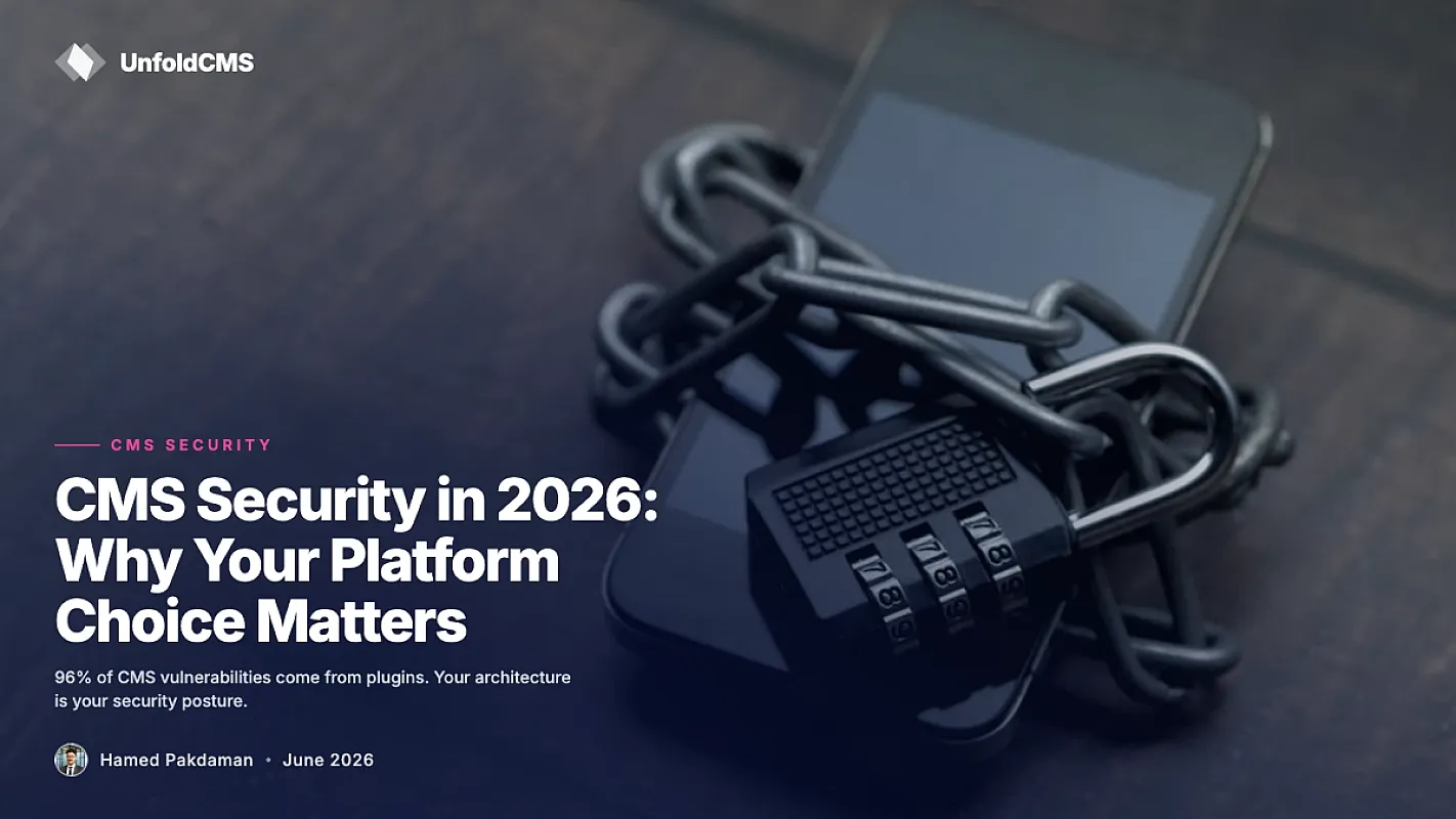 CMS Security in 2026: Why Your Platform Choice Matters