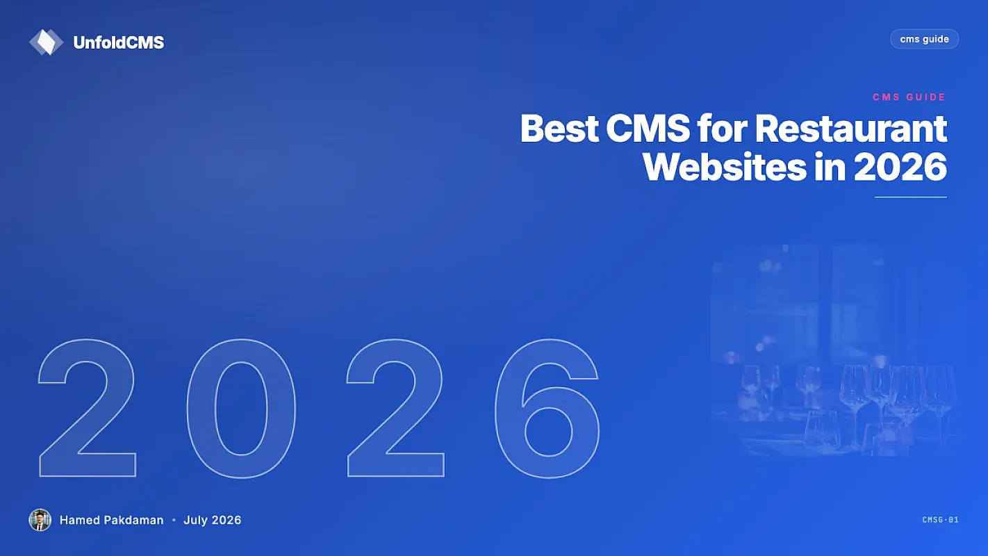 Best CMS for Restaurant Websites in 2026: Online Menus, Reservations, and SEO