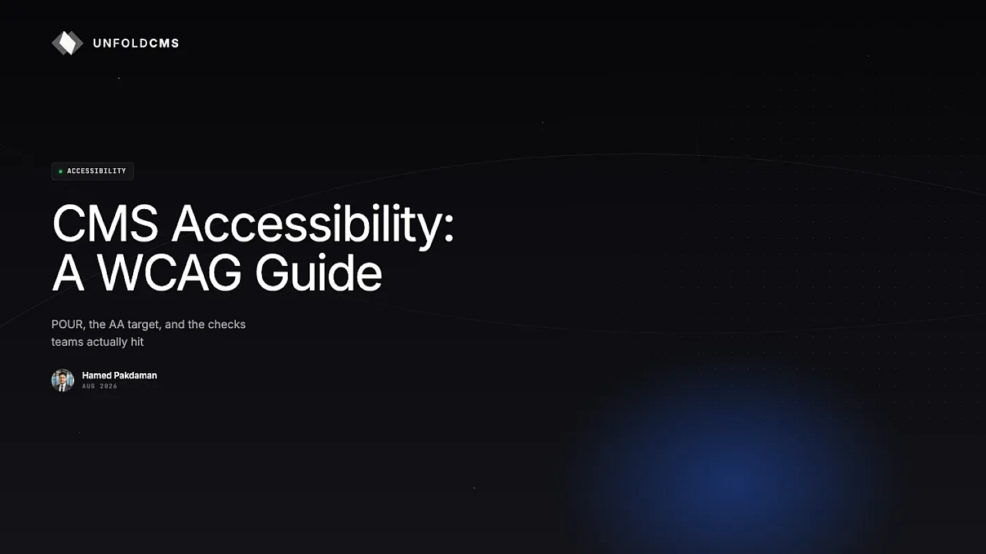 CMS Accessibility: A Practical WCAG Guide for 2026