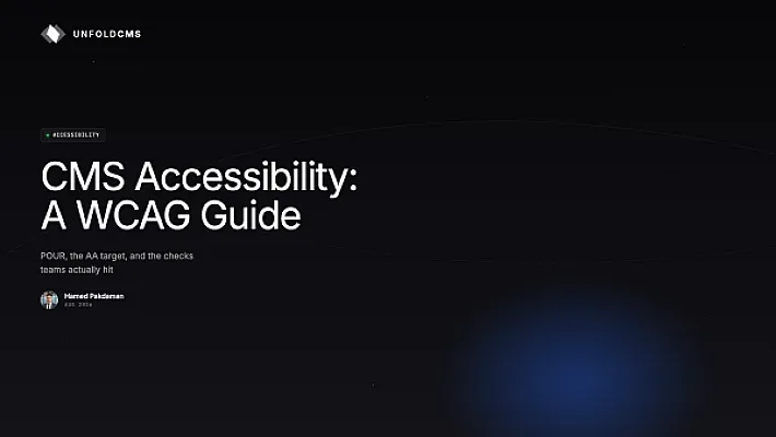 CMS Accessibility: A Practical WCAG Guide for 2026