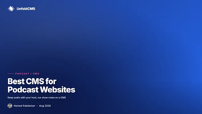 Best CMS for Podcast Websites in 2026 (Show Notes, RSS, SEO)