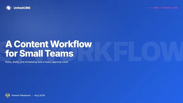 Building a Content Workflow for Small Teams (Without Enterprise Overhead)
