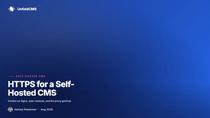 HTTPS for a Self-Hosted CMS: SSL Setup That Actually Works (2026)