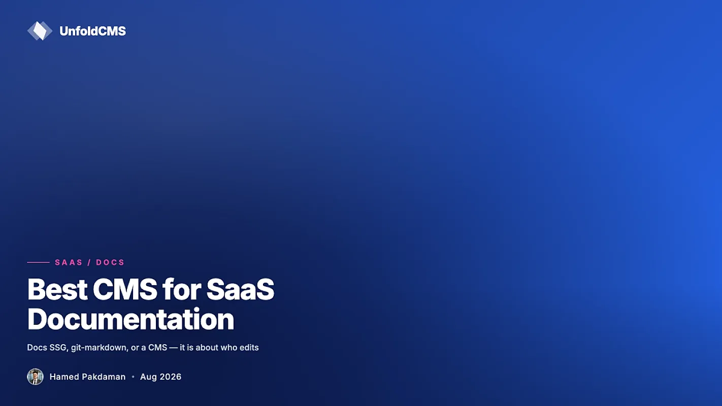 Best CMS for SaaS Documentation in 2026 (Docs That Stay in Sync)