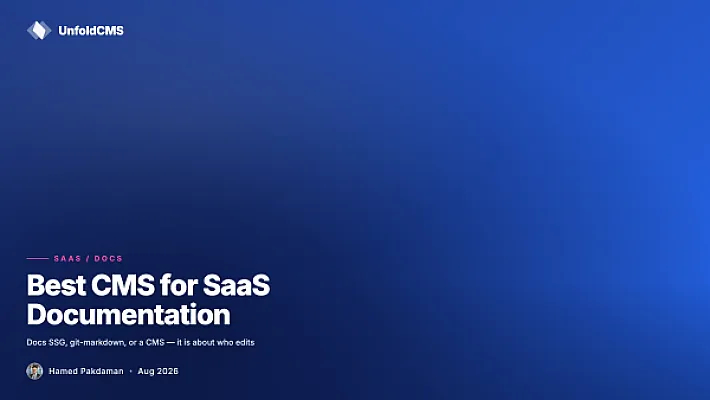 Best CMS for SaaS Documentation in 2026 (Docs That Stay in Sync)