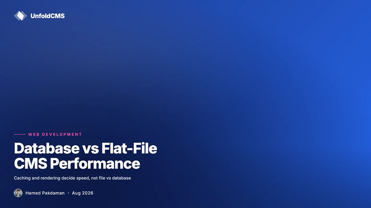 Database vs Flat-File CMS Performance: What Actually Makes a Site Fast (2026)