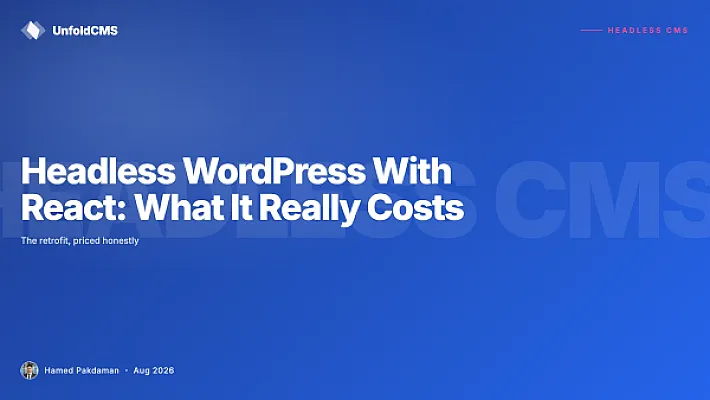 Headless WordPress With React: What It Really Costs in 2026