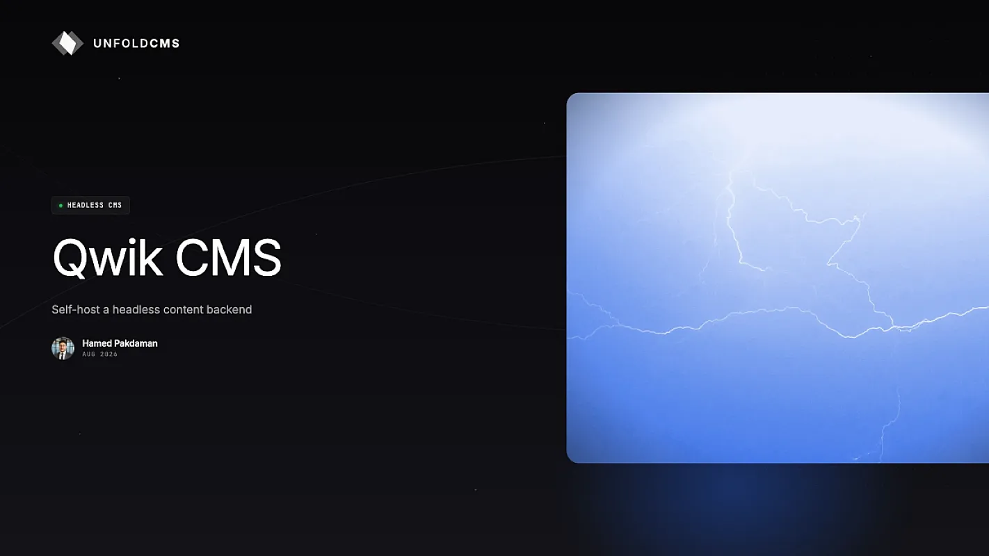Qwik CMS: Self-Host a Headless Content Backend