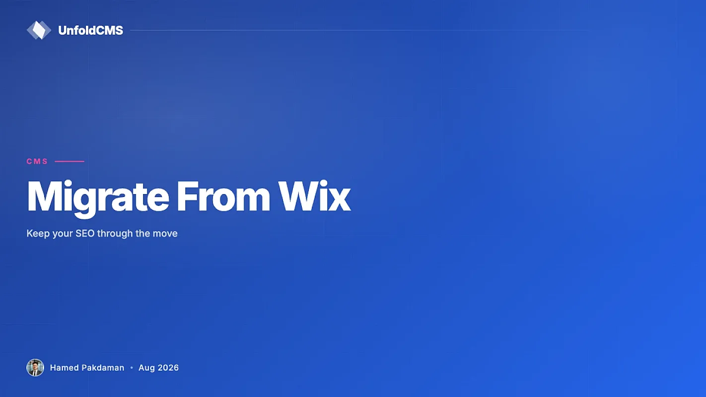 How to Migrate From Wix Without Losing SEO
