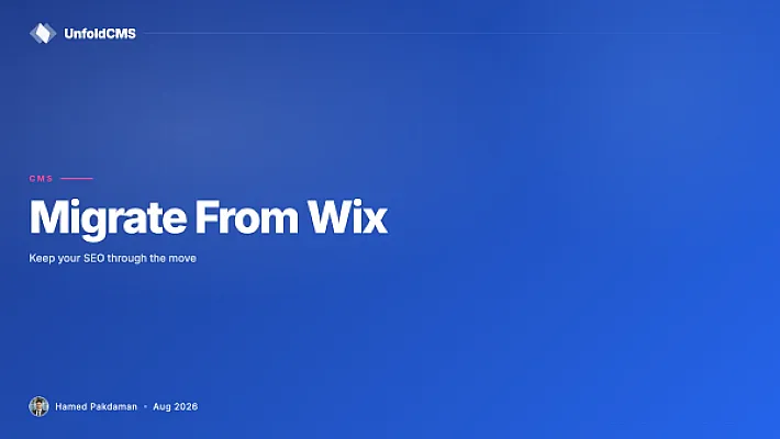 How to Migrate From Wix Without Losing SEO