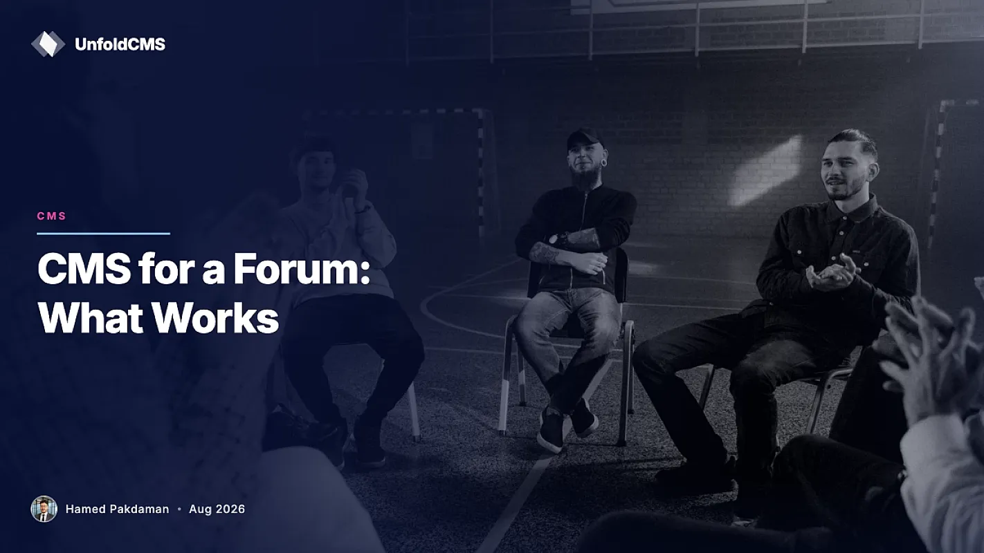 CMS for a Forum? What Actually Works (2026)
