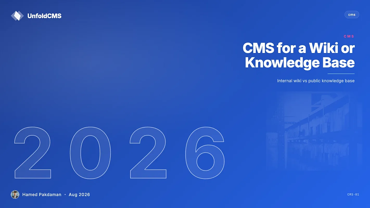 CMS for a Wiki or Knowledge Base (2026)