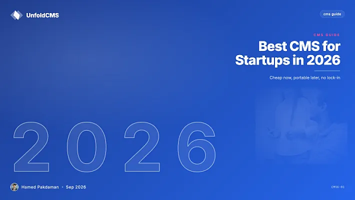 Best CMS for Startups in 2026 (Cheap, Fast, No Lock-In)