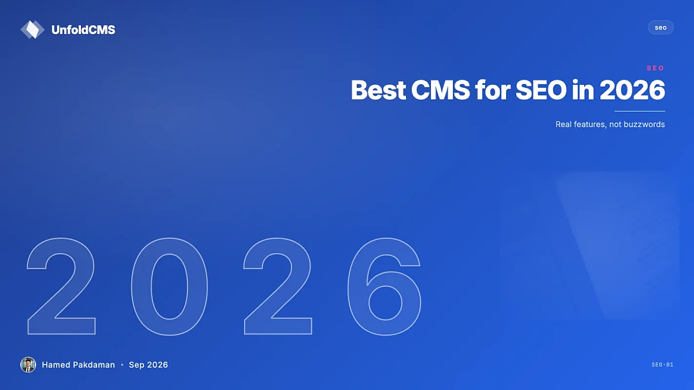 Best CMS for SEO in 2026 (Real Features, Not Buzzwords)