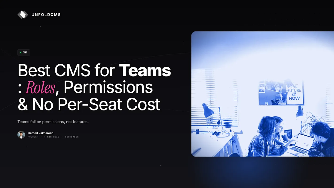 Best CMS for Teams: Roles, Permissions & No Per-Seat Cost