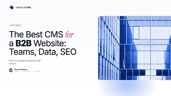 The Best CMS for a B2B Website: Teams, Data Control, and SEO