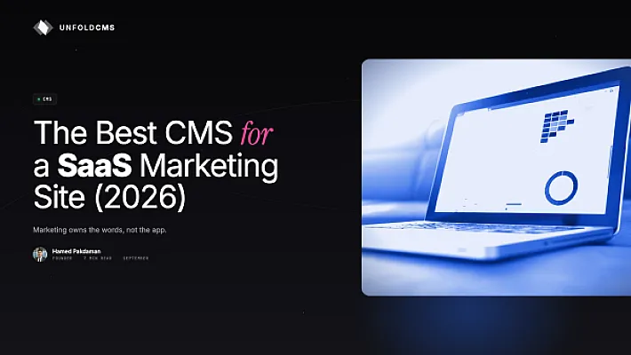 The Best CMS for a SaaS Marketing Site (2026)