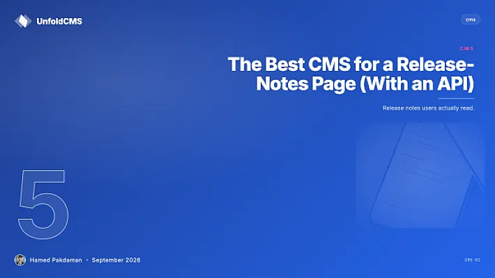 The Best CMS for a Release-Notes Page (With an API)