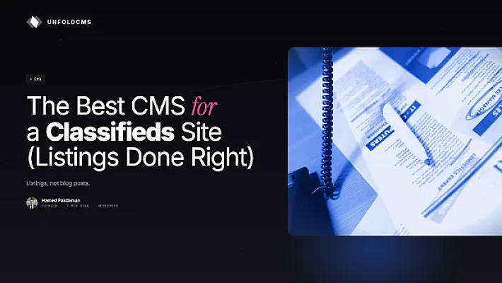The Best CMS for a Classifieds Site (Listings Done Right)