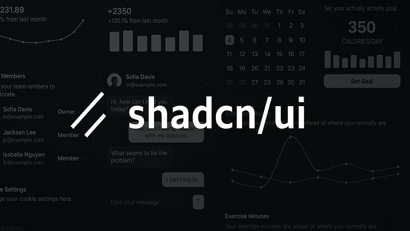 50 shadcn/ui Components in a Real Production Admin: What We Built