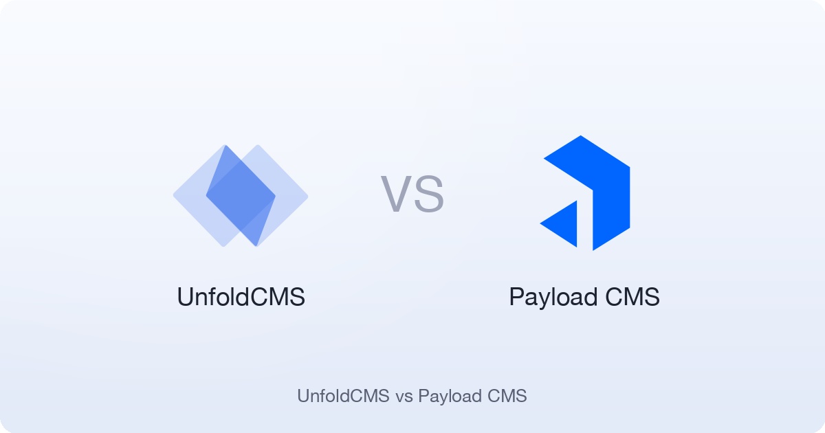 UnfoldCMS vs Payload CMS — head-to-head feature, pricing, and stack comparison